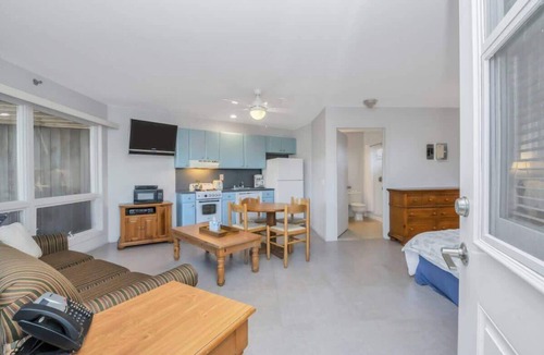 Napeague Apartment | Comfort Studio Apt w/Queen Bed & Private Balcony