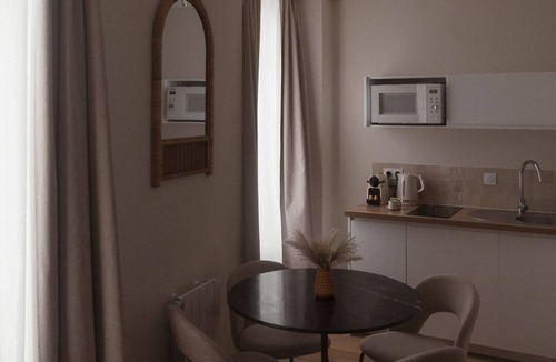 Rocabey - Alsace - Gare Apartment | Comfort Studio Double bed