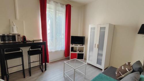 Louis Bertrand-Mirabeau-Semard Apartment | Comfortable & bright Parisian studio!