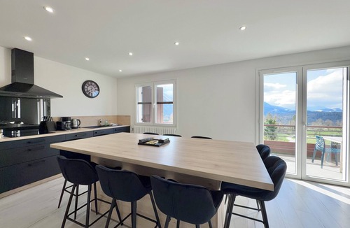 Nances Ski Chalet | Comfortable Chalet - View of Lake Aiguebelette