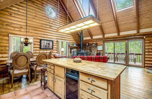 Divide House | Comfortable cabin home w/wood fireplace, mountain views, National Forest access