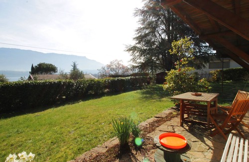 Le Bourget-du-Lac Apartment | Comfortable garden level 2 minutes from the lake on foot!
