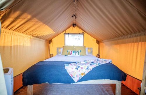 Cassville House | Comfortable Glamping Tent with Fire Pit and Stream Access Near Mark Twain National Forest in Missouri