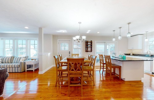 Plymouth House | Comfortable home with rooftop deck, beach & water views, W/D, & central AC