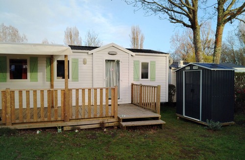 Carnac House | Comfortable mobile home, 4* campsite