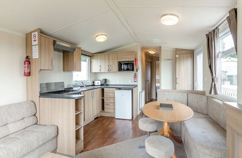 Hewas Water House | Comfortable spacious caravan with one double and two twin.