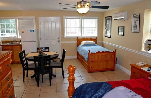 New Bern Apartment | Comfortable Stay with Kitchenette, Laundry access, WI-FI, Cable and More