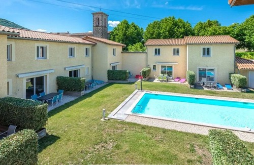 Gagnieres House | Comfortable villa with communal pool on private property