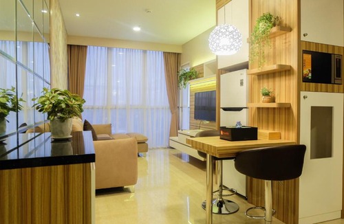 Bintaro Apartment | Comfy and Modern 1BR at Lexington Apartment By Travelio