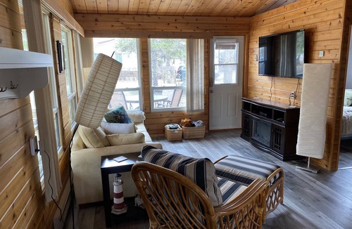 Grand Beach Cabin | Comfy Cozy Cedar All-Season House Cabin