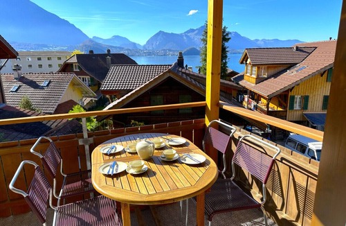 Merligen Apartment | Concierge, Lake Thun/Alps Scenic Views by SwissHut