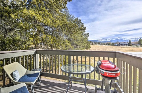 Fraser House | Condo w/Balcony & Views - Steps to Ski Shuttle!