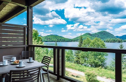 Lac Superieur Village Apartment | Condos overlooking Lac Superieur & mountain views