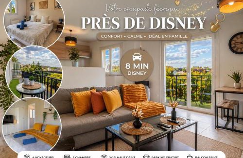 Montry Apartment | Confort pour 4 personnes près de Disney