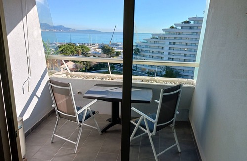 Villeneuve Loubet Beach Apartment | Confortable Marina Baie des Anges Studio with beautifull view