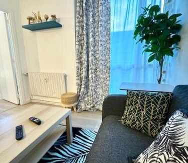 Roubaix Apartment | Confortable T4 Équipé à Roubaix - 200m Métro
