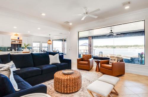 Willis House | Conroe Lake House: Luxe Pool, Private Dock & Games