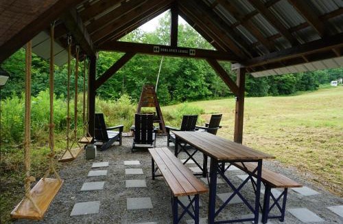 Littleton House | Container Home with Mountain Views Deck Fire Pit