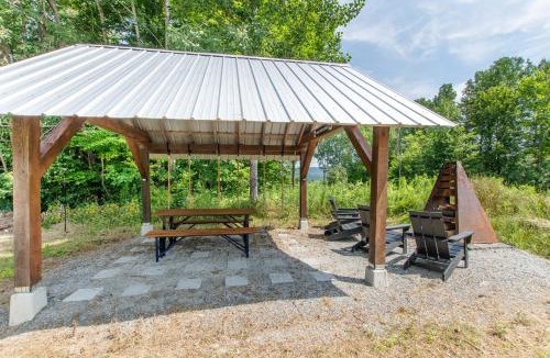 Littleton House | Container Home with Mountain Views Deck Fire Pit