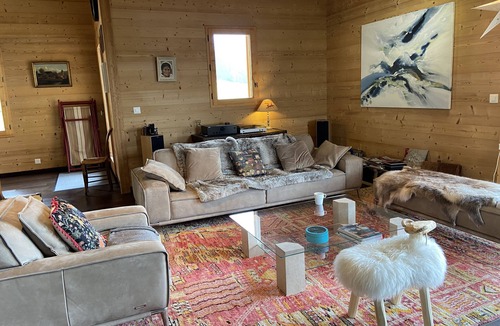 Les Mosses Ski Chalet | Contemporary chalet, panoramic view