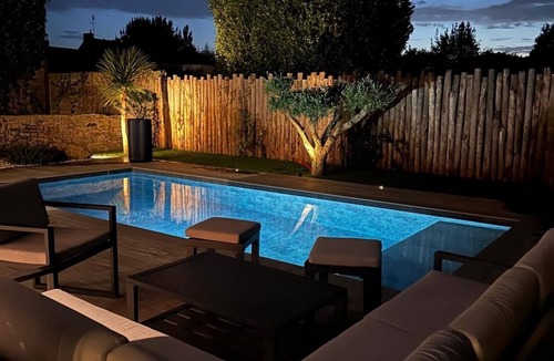 Guerande Villa | Contemporary house in the heart of Guérande with pool and spa