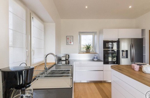 Carolles Cottage | Contemporary villa in Carolles with sea view and direct beach access