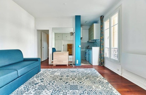 Saint-Lambert Apartment | Convention · 15th · Colorful & Bright Studio – managed by Mey Agency