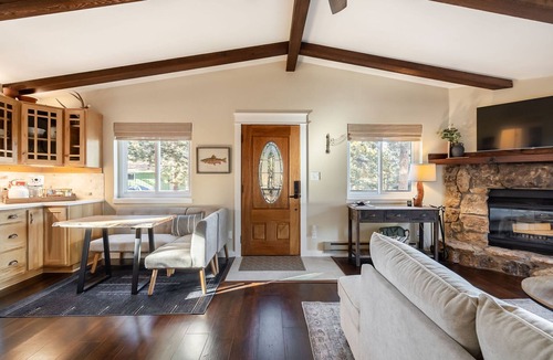 Bailey Cabin | Cool summer cabin near Bailey & Red Rocks - fire pit, deck views + dogs allowed