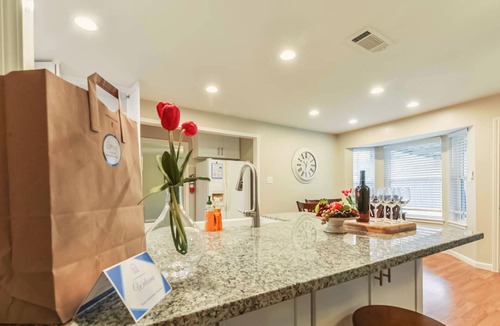 Spring Shadows House | Costa Fortune: Spring Branch 3BR | 2 King Beds | Covered Patio & Workspace