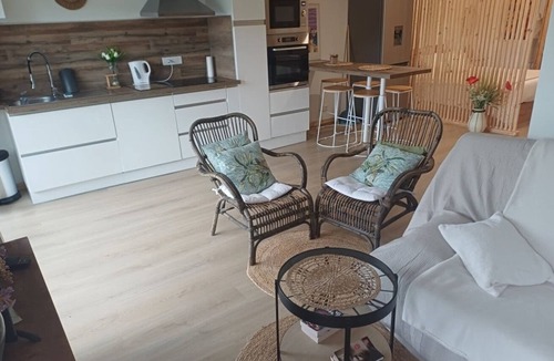 Saint-Victor-de-Cessieu Apartment | Cosy air-conditioned apartment with swimming pool and breathtaking view of the countryside