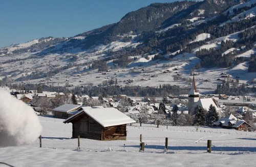 Frutigen Apartment | Cosy apartment for 2 guests with WIFI, TV, balcony and parking