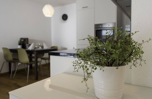 Saas-Balen Apartment | Cosy apartment for 3 people with WIFI, TV, balcony and pets allowed