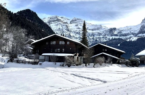 Lenk Apartment | Cosy apartment for 4 guests with internet and balcony