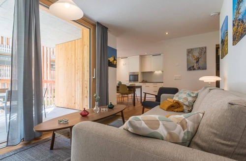 Saas-Balen Apartment | Cosy apartment for 5 guests with WIFI, TV, balcony and pets allowed