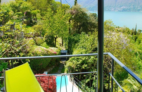 San Nazzaro Apartment | Cosy apartment for 5 guests with pool, WIFI, TV, patio, pets allowed and panoramic view