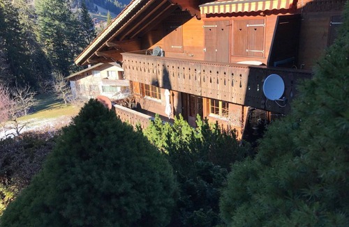 Zweisimmen Apartment | Cosy apartment for 4 guests with WIFI and balcony