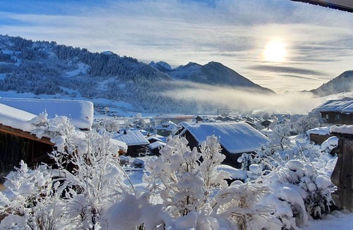 Zweisimmen Apartment | Cosy apartment for 7 guests with WIFI, TV and balcony