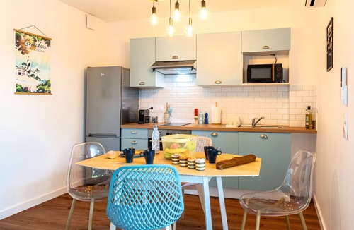 Lit-et-Mixe Apartment | Cosy apartment for 4 people with A/C, WIFI, TV, balcony and pets allowed