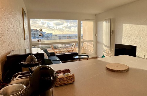 Stella-Plage Apartment | Cosy apartment with sea view