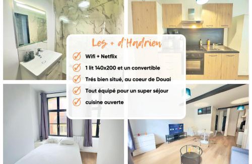 Douai Apartment | Cosy appart- 4 pers Netflix Hyper centre Douai