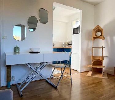 Quartier du Vieux-Pont - Sainte-Genevieve Apartment | Cosy appartement 2P-proche de Paris