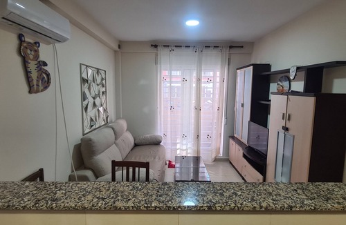 Plaza De La Costera Apartment | Cosy beach flat (ground floor) with terrace, AC, Heating and fast WiFi