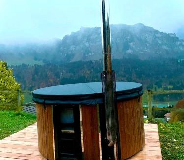 Engelberg Ski Chalet | Cosy Chalet 87 in Engelberg with spectacular mountain and lake Views