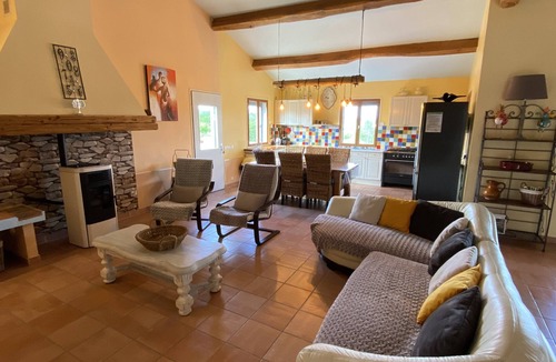 Rosieres House | Cosy house, panoramic 360° view, private pool, 3 bedrooms, South Ardèche