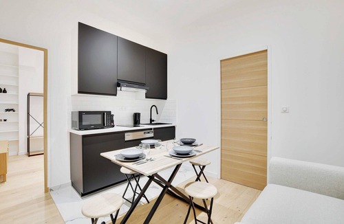 Quartier de la Folie-Mericourt Apartment | Cosy modern flat 1BR 4P Oberkampf