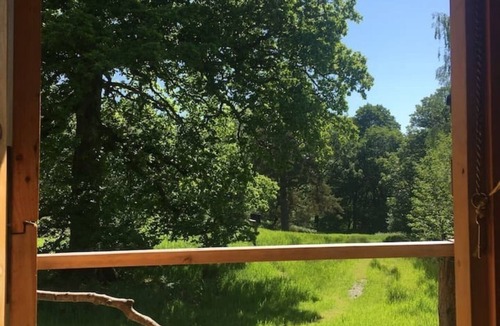 Saint John's Town of Dalry RV Rental | Cosy Woodland off Grid Shepherds Hut - Hazel