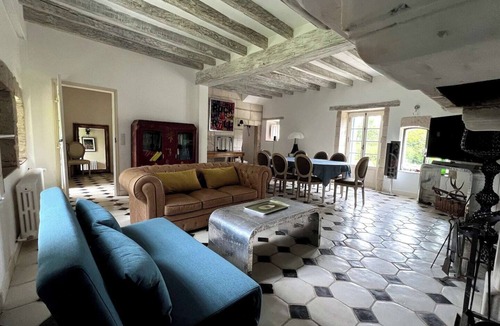 Courcay Cottage | Cottage 15 km from Amboise! Fireplace and indoor pool ideal for relaxing