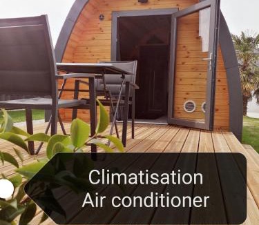 Avranches Bed & Breakfast | Cottage climatisé avec terrasse privative et kitchenette