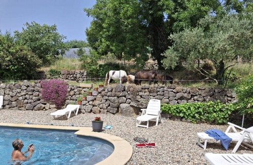Largentiere Cottage | Cottage 'Gite Du Mas St Esprit Avec Piscine' with Private Pool, Wi-Fi and Air Conditioning