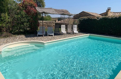 Barjac House | Cottage in Mas, private pool at the cottage, near Uzes